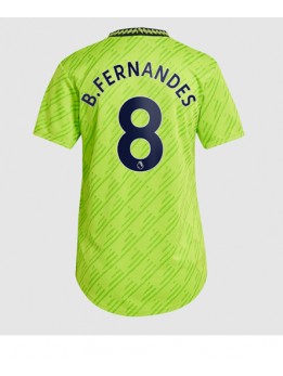 Manchester United Bruno Fernandes #8 Ausweichtrikot für Frauen 2022-23 Kurzarm